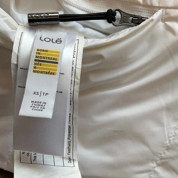 Lolë Reversible Gray/White Puffer Jacket with Hood  – Woman's  – XS - Picture 2 of 16